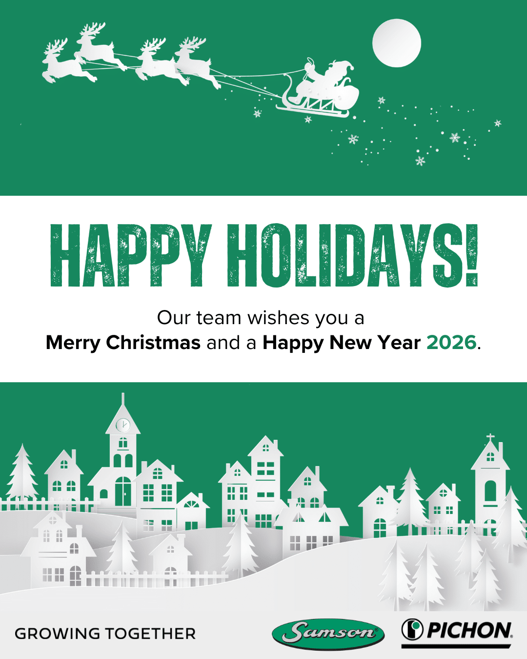 happy holidays! samson pichon growing together