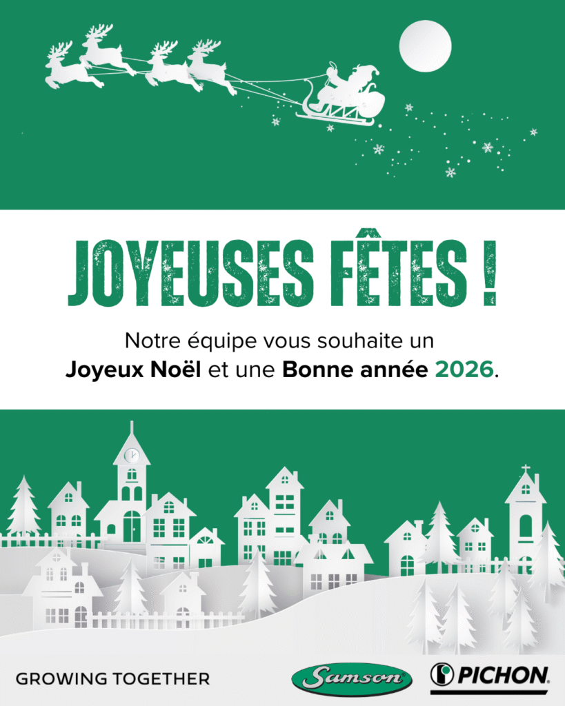 joyeux fêtes ! samson pichon growing together