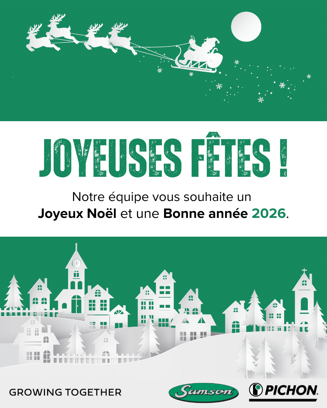 joyeux fêtes ! samson pichon growing together